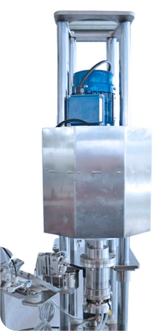 capsuladora 3 del barril de la alta precisión de la máquina 5-30L de la botella que capsula automática 500bph