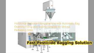 Máquina horizontal de llenado y sellado de pesticidas