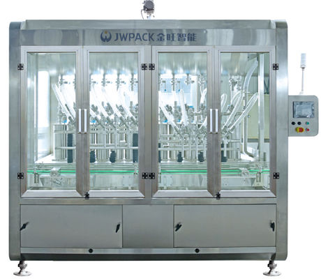 Máquina de rellenar líquida química solvente 1-5L automático 1800 BPH de 12 bocas