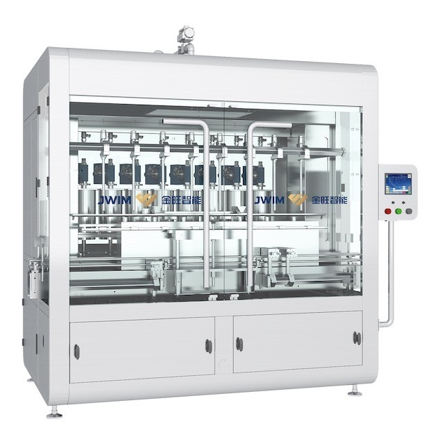 Máquina automática de llenado de líquido químico de acero inoxidable con rango de llenado variable para botellas de pesticidas