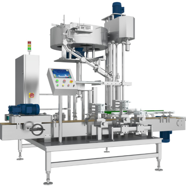 1-5L/5-30L tambor automático de una sola cabeza botella de cuerda máquina de tapón FX-1D 600BPH