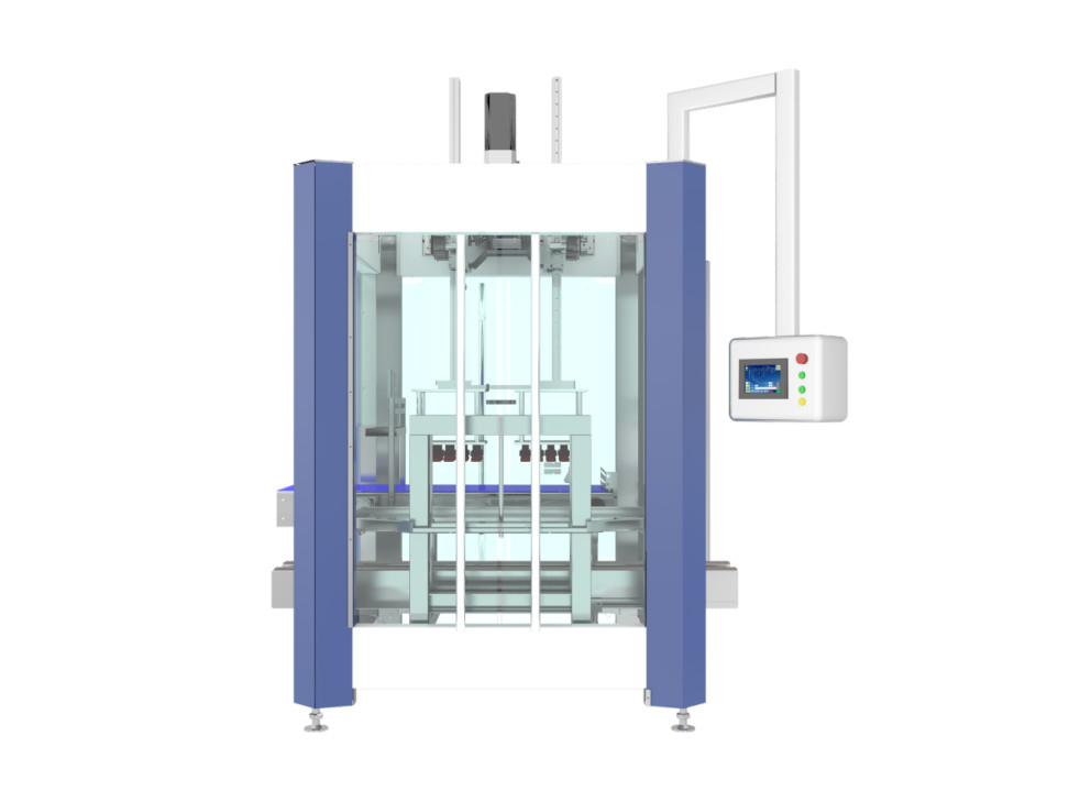 4-8 Cajas/Min KZ-2D Máquina automática de embalaje de doble fila 380V 50Hz/4KW