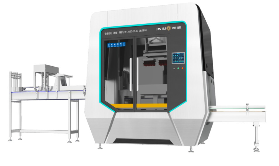 6-12 cajas/min KZJ-2AH Máquina de embalaje de cajas con manipulador automático completo 380V 5.5KW