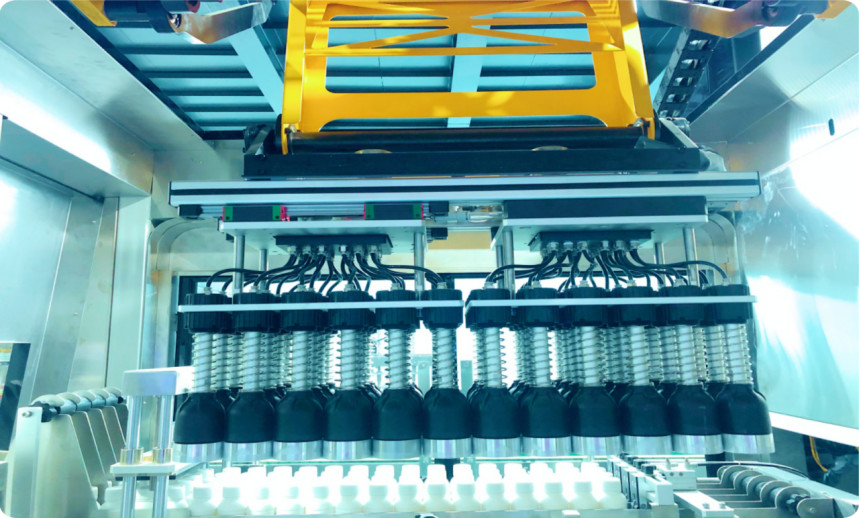 6-12 cajas/min KZJ-2AH Máquina de embalaje de cajas con manipulador automático completo 380V 5.5KW