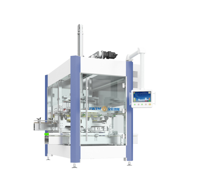KZ-2T Máquina de embalaje automático completo de cartón para botellas redondas o cuadradas de vidrio y botellas de plástico