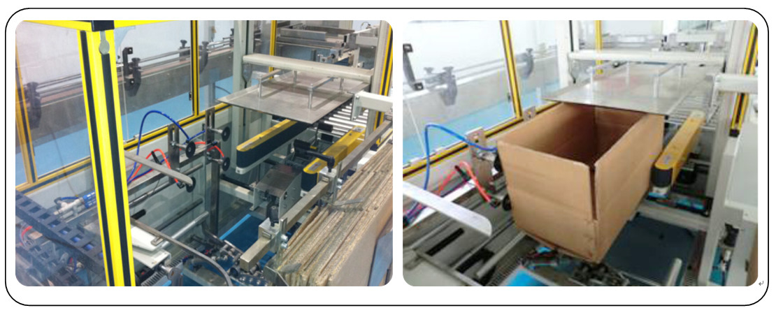 PLC controlado GPK-40 Erector automático de cartón para abrir cartones plegables 8-10 cajas/min