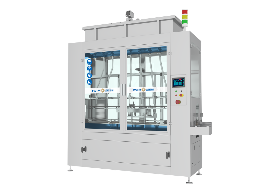 Máquina de llenado controlada por microcomputadora por PLC con retroalimentación del peso de la escala eléctrica y marco de acero inoxidable 304