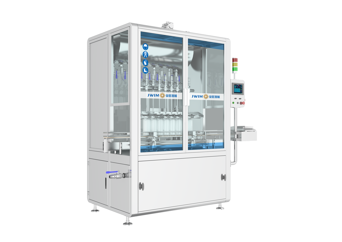 CDP-8AJ Máquina de llenado por microordenador con control PLC SUS304 de acero inoxidable y sistema electrónico de pesaje