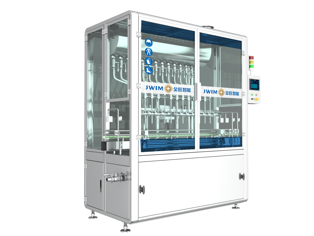 CDP-12AJ Máquina de llenado de plaguicidas por microcomputadora con control PLC SUS304 de acero inoxidable y sistema electrónico de pesaje