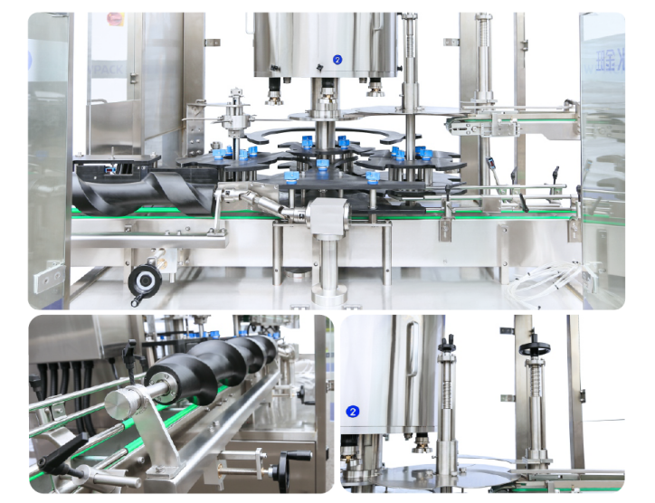 Máquina llenadora de pesticidas con capacidad de producción de hasta 4000 botellas por hora que garantiza un alto rendimiento y confiabilidad