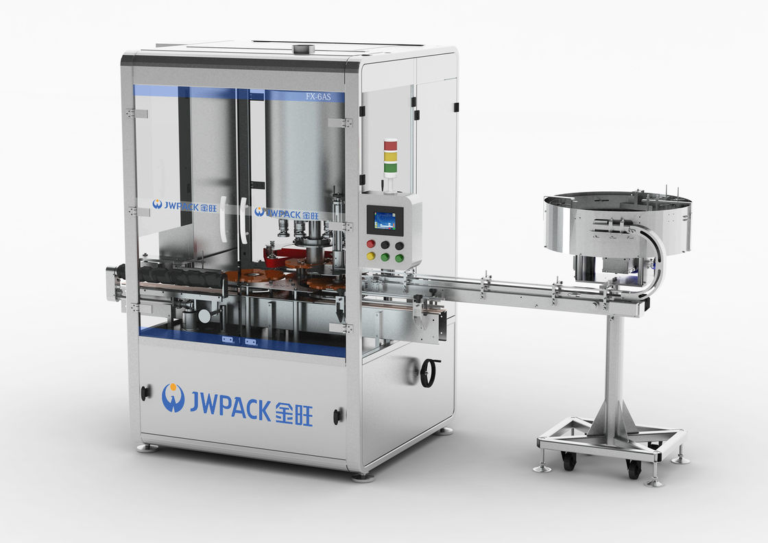 Máquina de tapado automática de alta velocidad compatible con tapa múltiple 100ml-1L