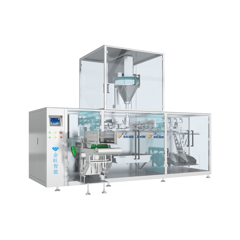 Fertilizante sólido soluble en agua Automático de llenado de polvo Horizontal Prefabricado Bolsa de embalaje de la máquina 100g-1000g