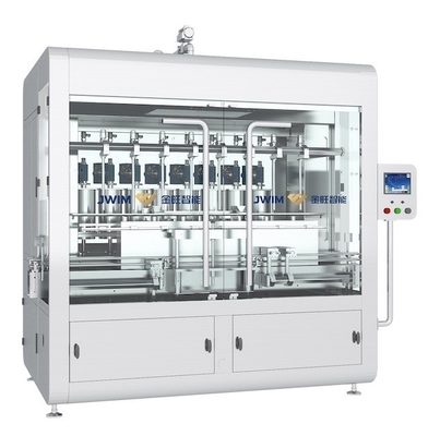 Máquina automática de llenado de líquido químico de acero inoxidable con rango de llenado variable para botellas de pesticidas