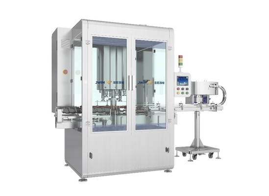 Máquina que capsula 6 50ML-1000ML principal 6500 BPH del tornillo auto rotatorio del PLC automática