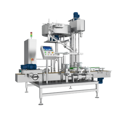 Fertilizante 5-30L tambor máquina de tapa automática de cabeza única