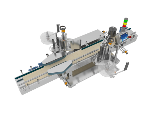 Botellas planas cuadradas TN-200LDS Máquina de etiquetado autoadhesivo de un solo lado