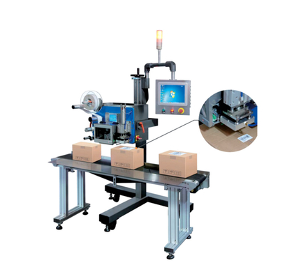 Máquina de etiquetado de ángulo derecho de impresión instantánea TN-PA6210X
