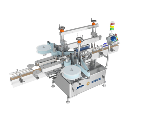 Máquina de etiquetado de doble cara autoadhesiva farmacéutica y química