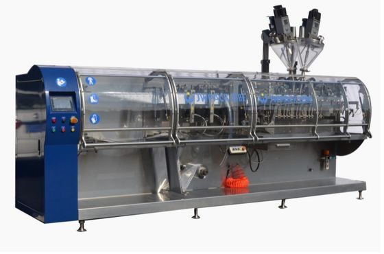 minuto horizontal completamente automático de la maquinaria de envasado 5-200g 60pouches