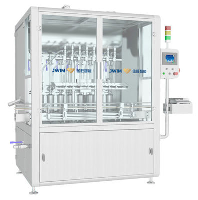 Cabezas 80ml-1L de la máquina de rellenar 8 del pistón del marco SS304 con el sistema de control de Schneider