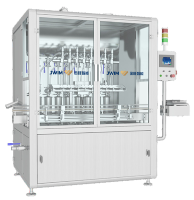 La máquina de rellenar 50-1000mL 8 del pesticida de 50 Bpm equipa con inyector la empaquetadora